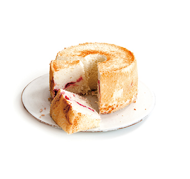 Angel cake aux framboises Magimix.