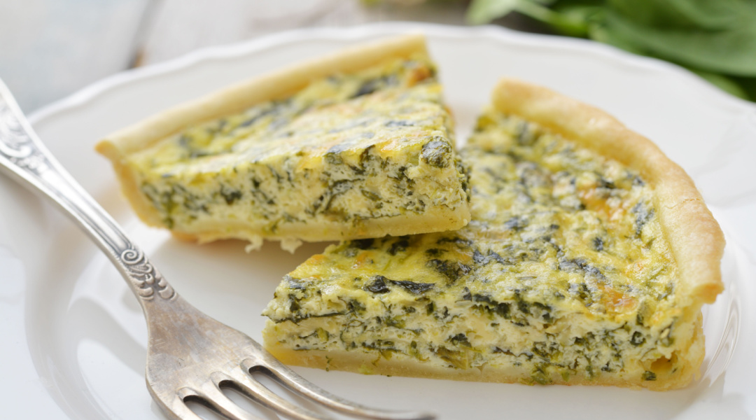 Quiche aux fanes de radis