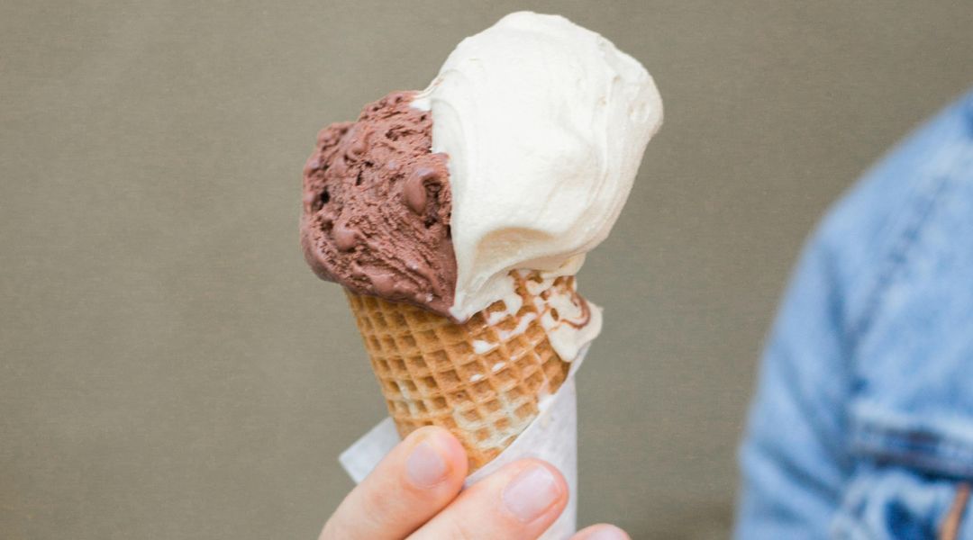 Glace au cacao
