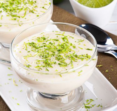 Lime and coconut vegan cheesecake Magimix.