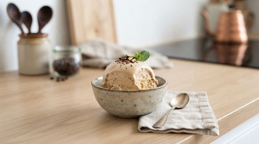Mousse glacée au café