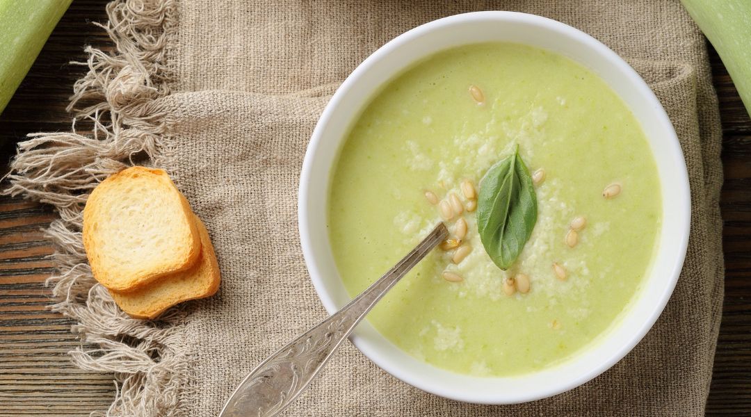 Crème de courgettes au cumin