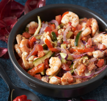 Salade de crevettes à la provençale Magimix.