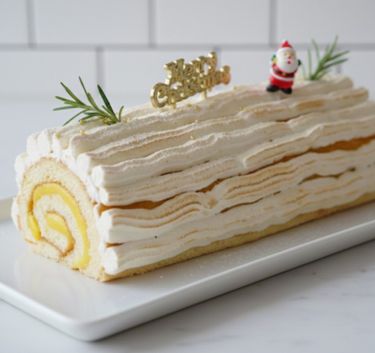 Bûche citron meringuée Magimix.