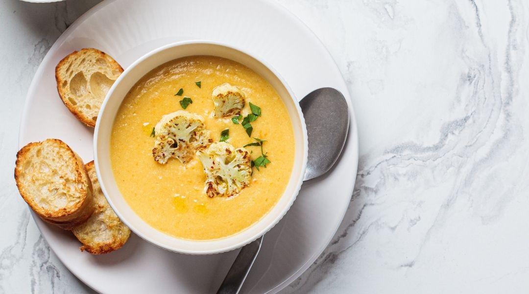 Soupe chou-fleur et curry
