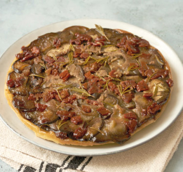 Tarte tatin d'aubergines Magimix.