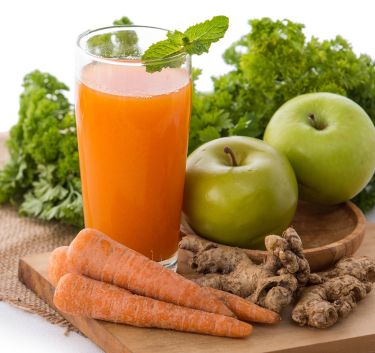 Carrot, ginger & apple juice Magimix.