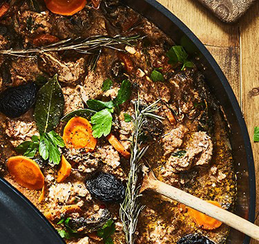 Lapin aux carottes et pruneaux Magimix.