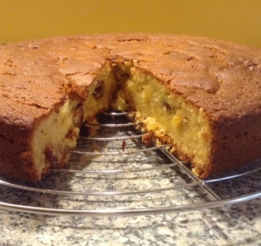 Gâteau pâte d'amande Magimix.