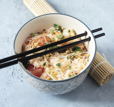 Salade de crevettes et pamplemousse Magimix.