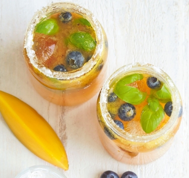 Jus mangue myrtille Magimix.