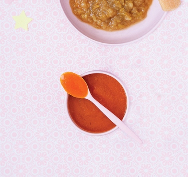 Compote pommes-abricots Magimix.