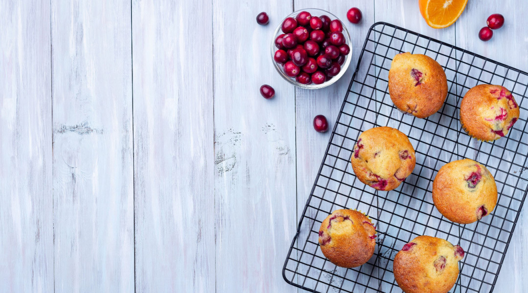 Petits moelleux orange et cranberry