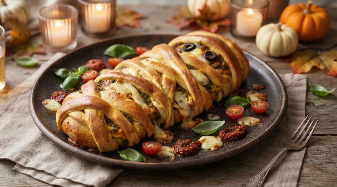 Brioche momie au pesto