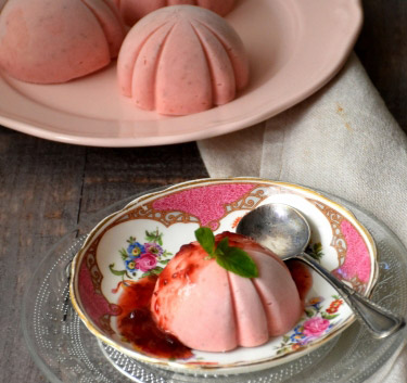 Semi-froid aux fraises Magimix.
