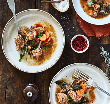 Sauté de porc Marengo Magimix.