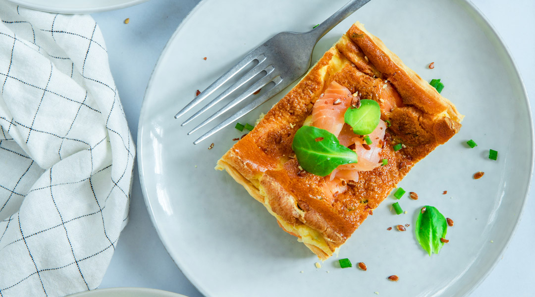 Quiche au saumon