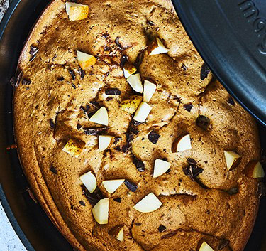 Gâteau aux poires & chocolat Magimix.