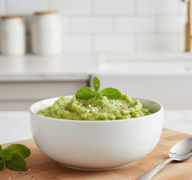 Zucchini and mint purée Magimix.