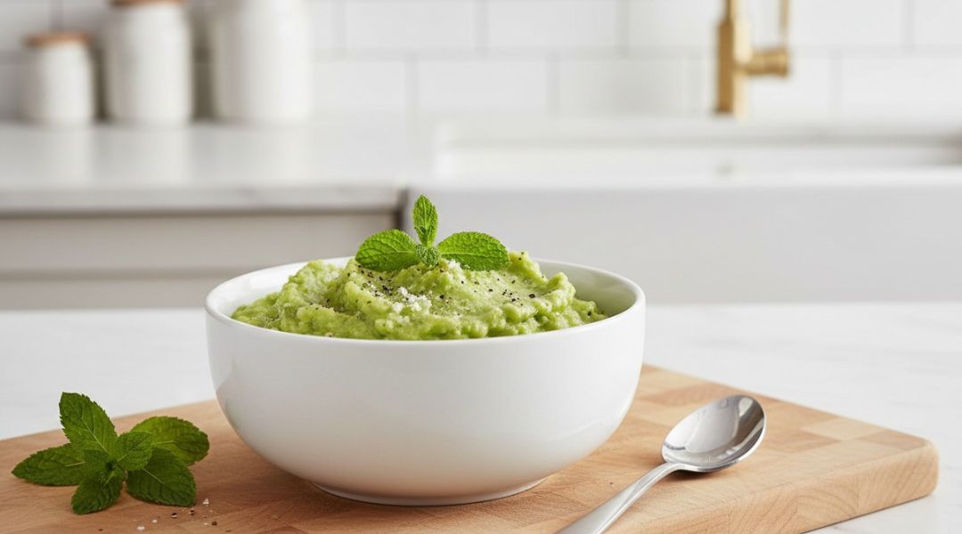 Purée de courgettes à la menthe
