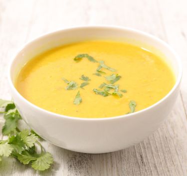 Velouté de poivrons au curry Magimix.