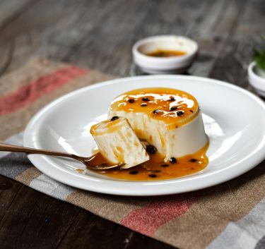 Exotic coconut flans Magimix.