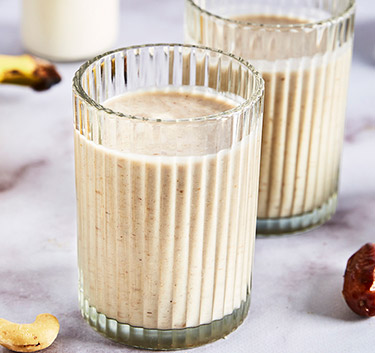 Smoothie avoine, datte, orange Magimix.