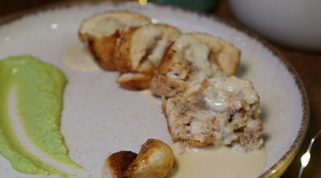 Ballotines de poulet et foie gras