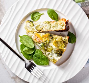 Quiche au brocoli et poulet Magimix.