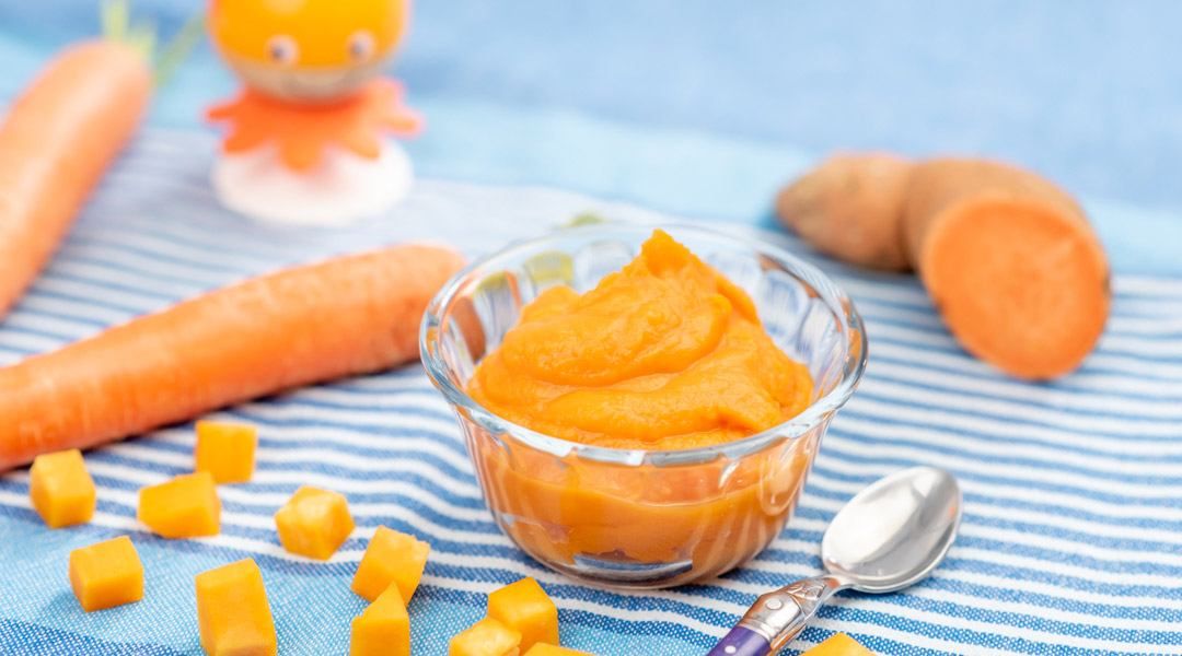 Premières purées : Orange