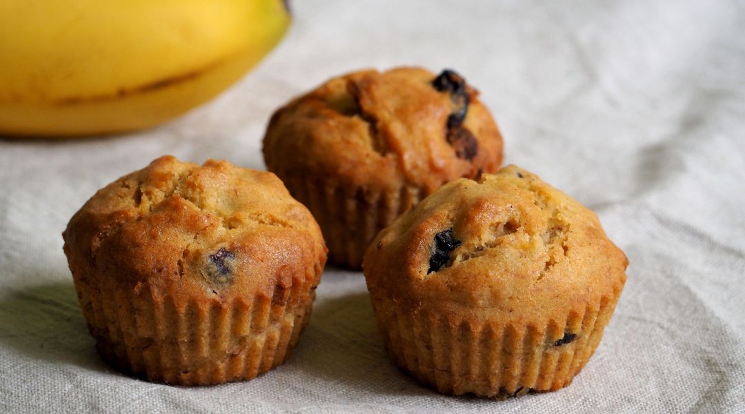 Cakes aux bananes sans sucre ajouté