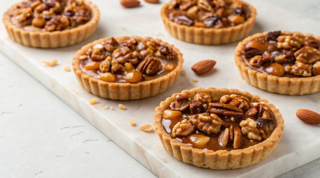 Tartelettes au caramel de dattes