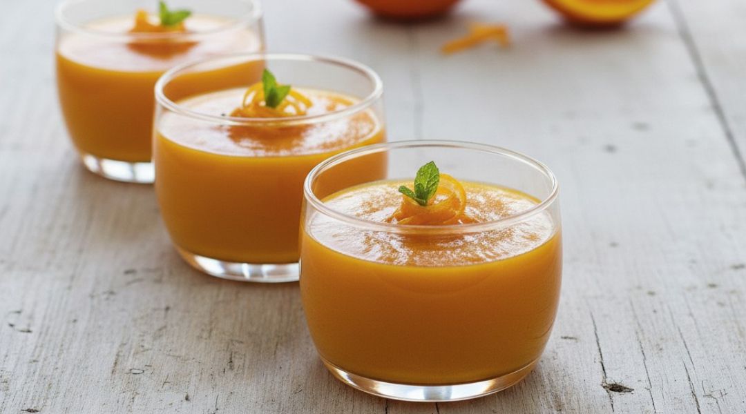 Compote kaki-agrumes-vanille
