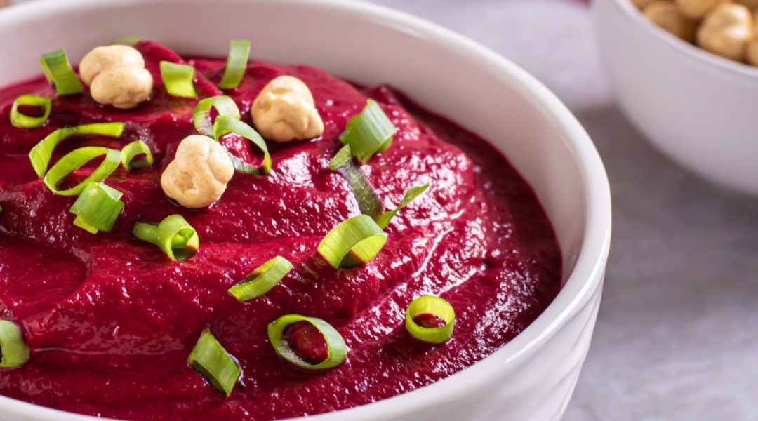 Houmous à la betterave