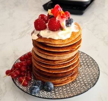 Pancakes healthy citron-pavot Magimix.