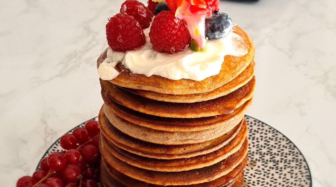 Pancakes healthy citron-pavot