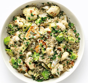 Salade quinoa, chou-fleur & avocat Magimix.