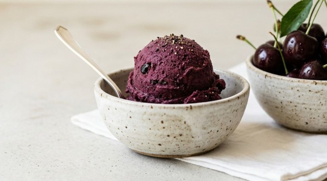 Sorbet cerise et poivre de Timut