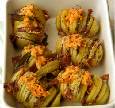 Pommes de terre Hasselback Magimix.