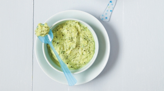 Purée de courgettes au cerfeuil