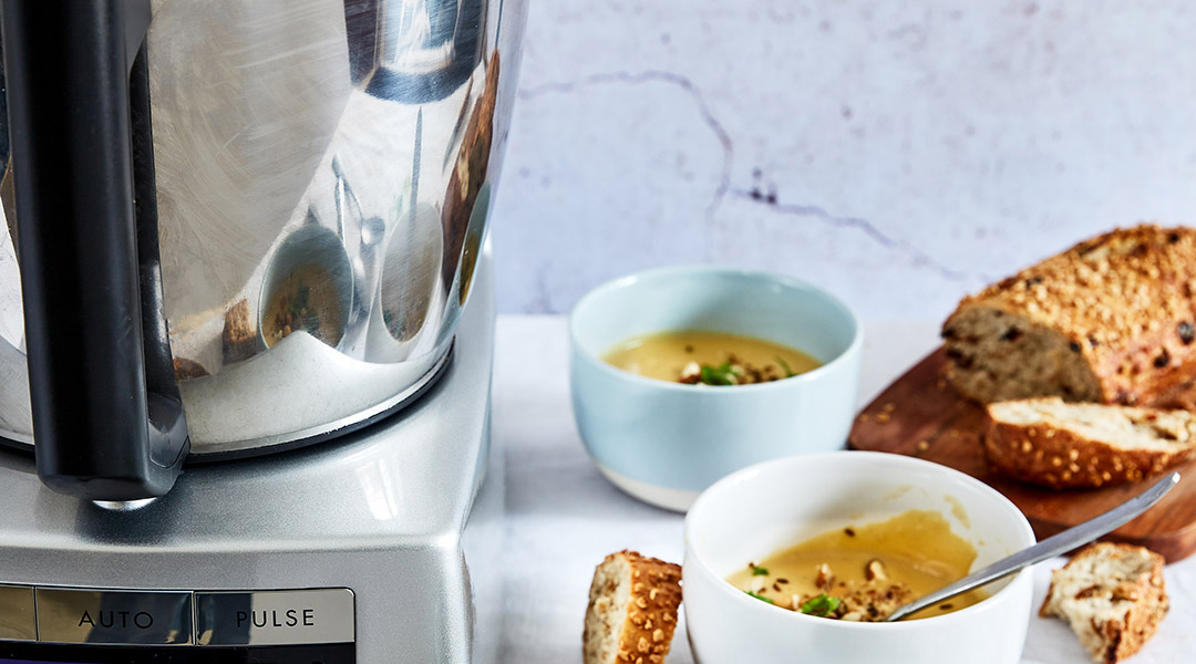 Velouté de pois chiches au cumin