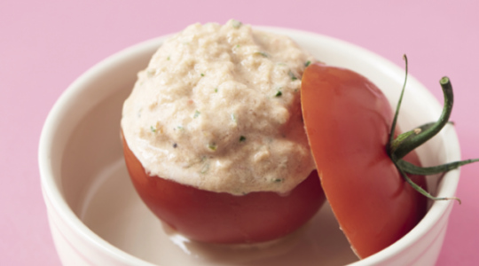 Crème glacée à la tomate
