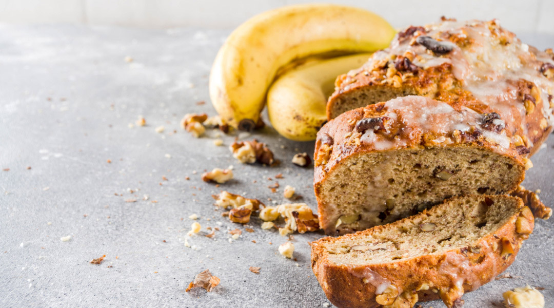 Cake bananes-noix