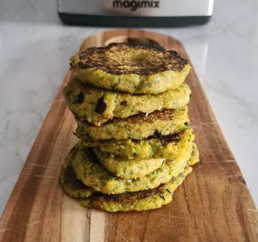 Galettes de légumes Magimix.