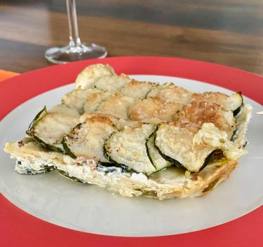 Gratin de courgettes et ravioles Magimix.
