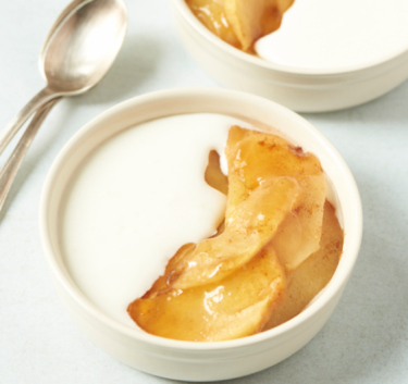 Crème au calvados et aux pommes Magimix.