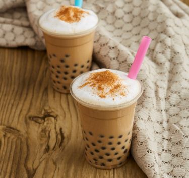 Bubble tea chaï et poire Magimix.
