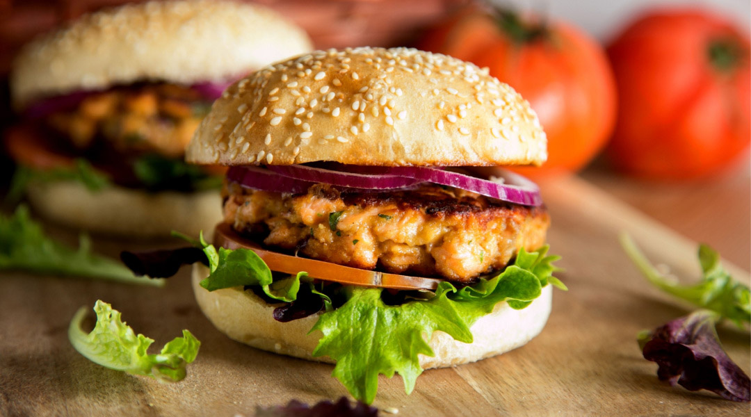 Burger de saumon