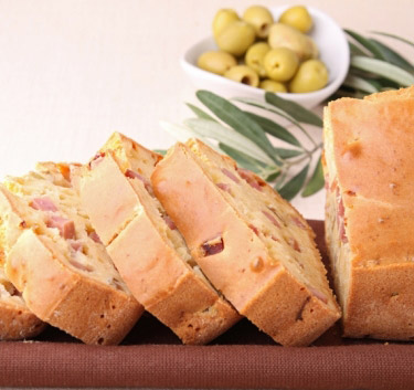 Cake au jambon et aux olives Magimix.