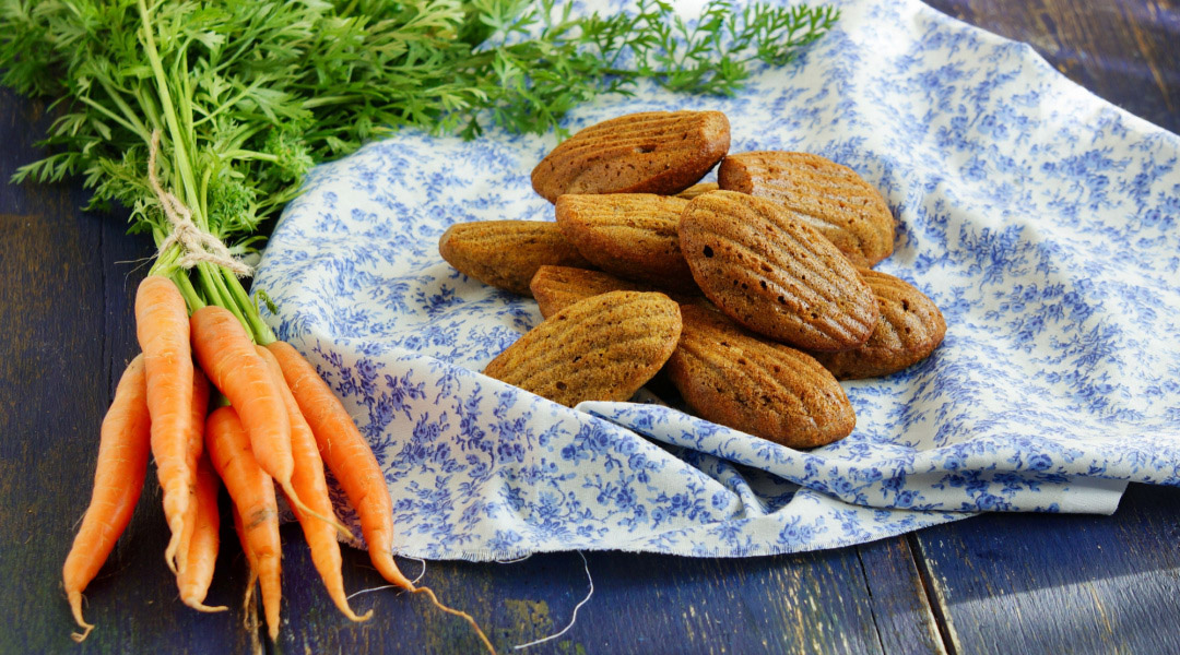 Madeleines aux carottes